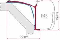 Fiamma F45 Awning Adapter Kit - Laika Rexosline / Ecovip 07 / Kreos 09